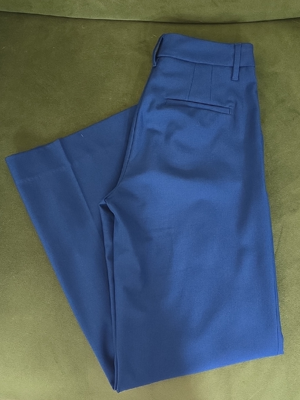 Banana Republic Factory Royal Blue Sculpted Stretch Pants Petite Sz 0